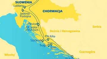 Chorwacja - Wzdłuż Adriatyku