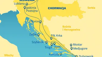 Dalmatyńska Eskapada dla wygodnych - Słowenia, Chorwacja