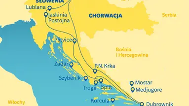 Dalmatyńska Eskapada dla wygodnych - Słowenia, Chorwacja