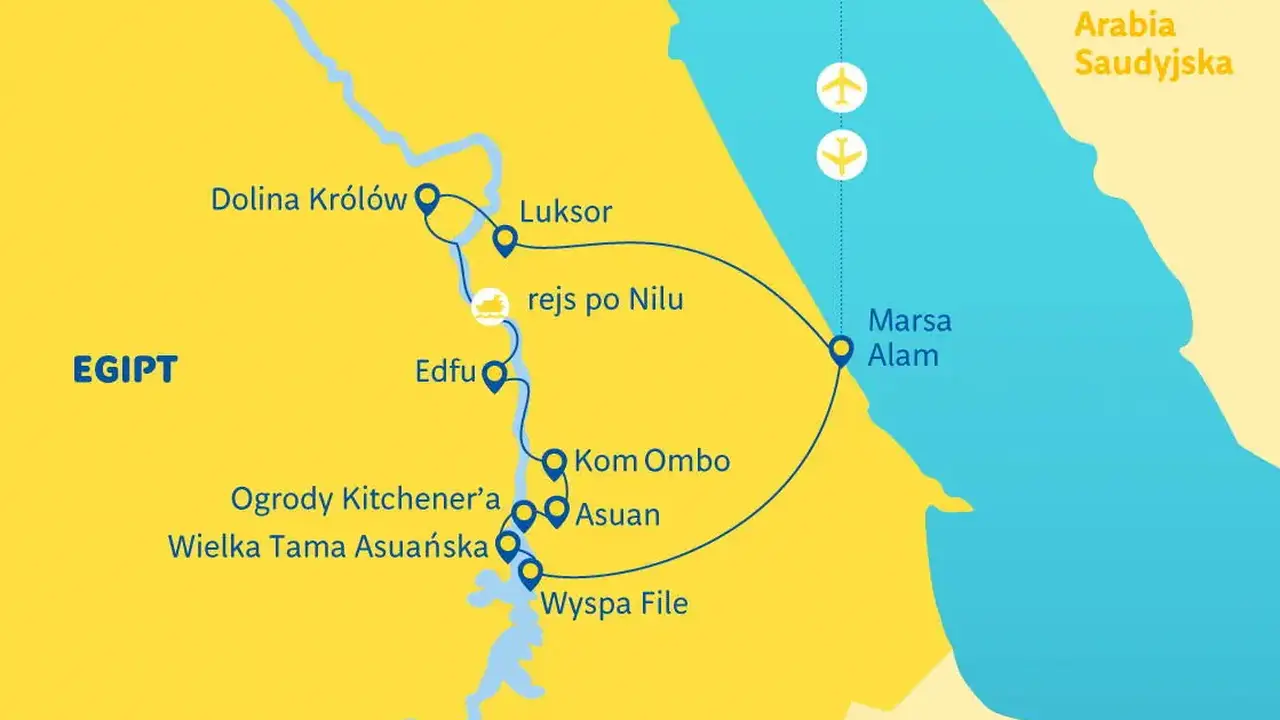 Egipt - Potęga Południa z Marsa Alam 4*
