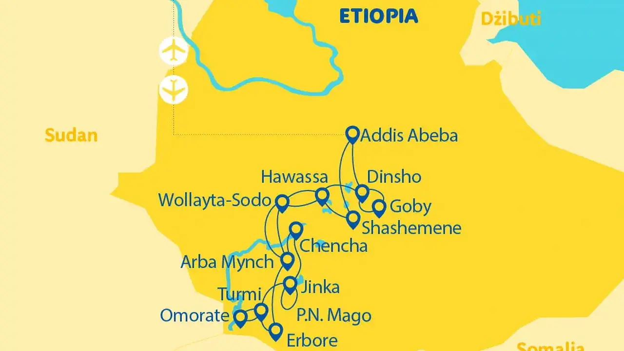 Etiopia - Plemiona Południa