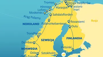 Fiordy, Nordkapp i Lofoty - Po Koło Podbiegunowe