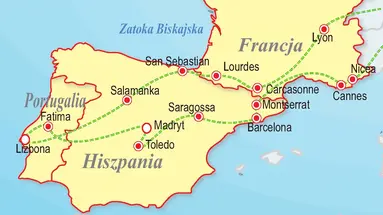 Francja, Hiszpania, Portugalia - Słoneczna Iberiada