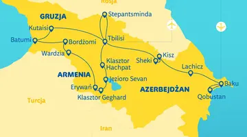 Gruzja, Azerbejdżan, Armenia - Czas na Kaukaz