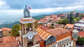 Gruzja- Morze Czarne i zielony Kaukaz