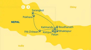 Indie i Nepal De Luxe