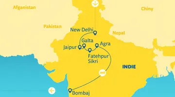Indie- Złoty Trójkąt i Bollywood