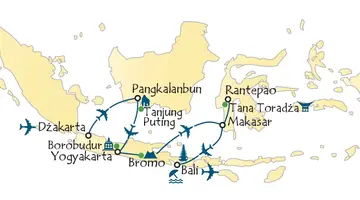 Indonezja - Jawa, Borneo, Celebes i wypoczynek na Bali - 17 dni