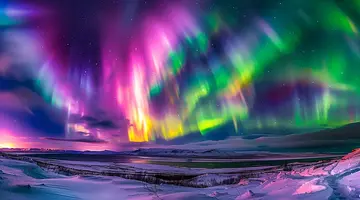 Islandia, W Krainie Lodu I Zorzy
