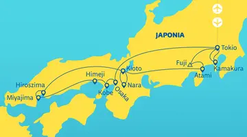 Japonia - w krainie gejsz i samurajów z powrotem z Tokio