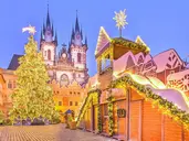 Jarmark Świąteczny - Praga