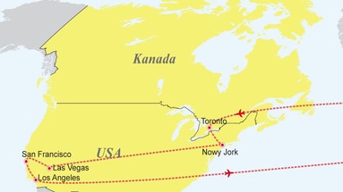 Kanada, USA - Dwie strony Ameryki Północnej 2025