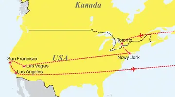 Kanada, USA - Dwie strony Ameryki Północnej 2025