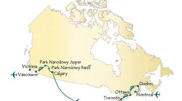 Kanada - Wschód i Zachód - 14 dni