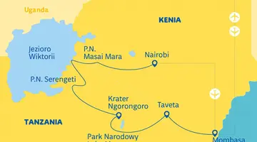 Kenia i Tanzania - W poszukiwaniu źródeł Nilu