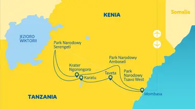 Kenia i Tanzania