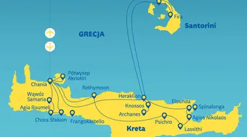 Kreta i Santorini - Egejskie Perły