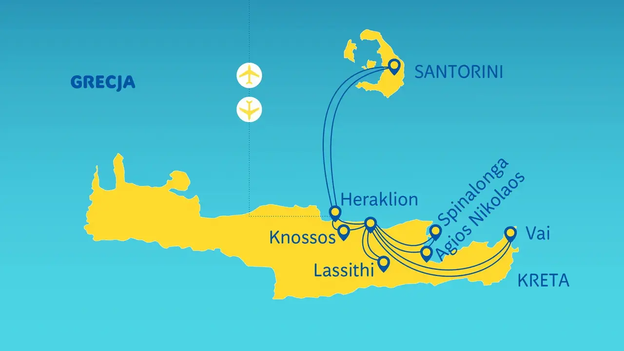 Kreta i Santorini - wyspa bogów i królowa Cyklad