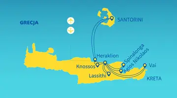 Kreta i Santorini - wyspa bogów i królowa Cyklad