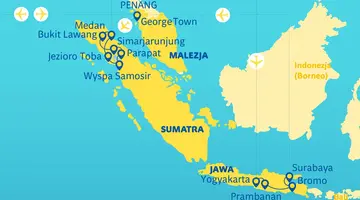 Malezja, Sumatra i Jawa - w cieniu wulkanów i orangutanów