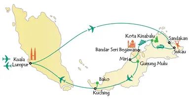Malezja z Borneo i Brunei 15 dni