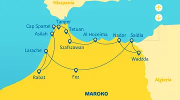 Maroko - Błękitna Północ z Saidii