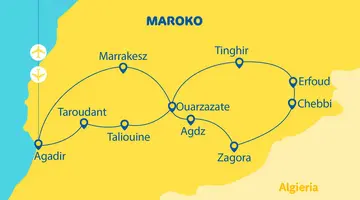 Maroko - magiczne południe