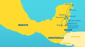 Meksyk - zaginione miasta Majów (Meksyk, Gwatemala i Belize)