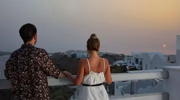 Mr and Mrs White Santorini
