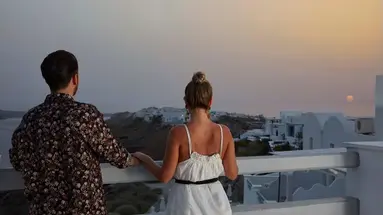 Mr and Mrs White Santorini