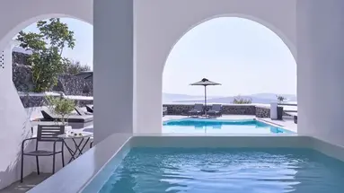 Mr and Mrs White Santorini
