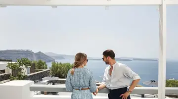 Mr and Mrs White Santorini