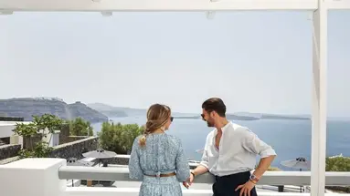 Mr and Mrs White Santorini