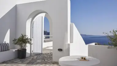 Mr and Mrs White Santorini