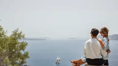 Mr and Mrs White Santorini