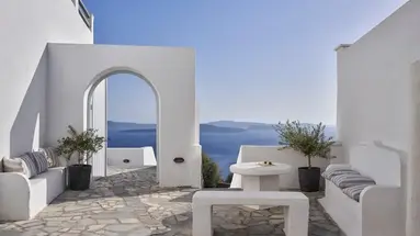 Mr and Mrs White Santorini