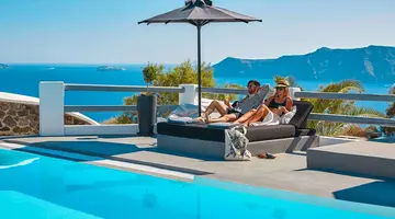 Mr and Mrs White Santorini