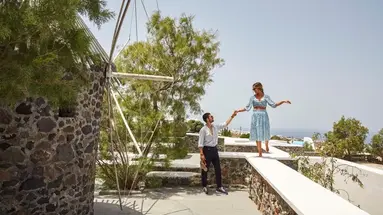 Mr and Mrs White Santorini