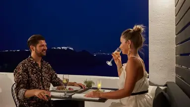 Mr and Mrs White Santorini