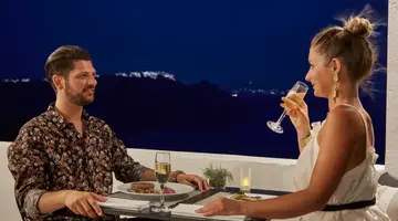 Mr and Mrs White Santorini