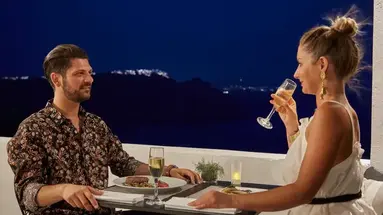 Mr and Mrs White Santorini