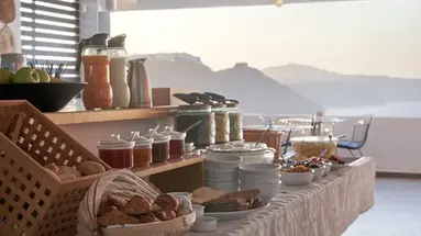 Mr and Mrs White Santorini