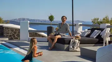 Mr and Mrs White Santorini