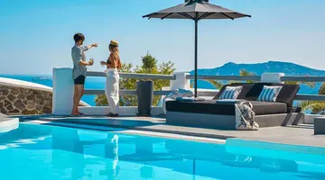 Mr and Mrs White Santorini