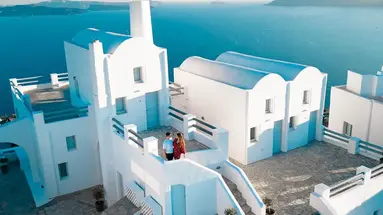 Mr and Mrs White Santorini