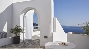 Mr and Mrs White Santorini