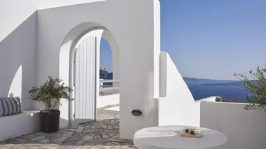 Mr and Mrs White Santorini