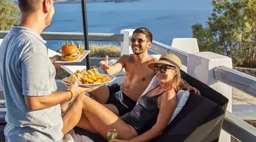 Mr and Mrs White Santorini