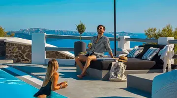 Mr and Mrs White Santorini