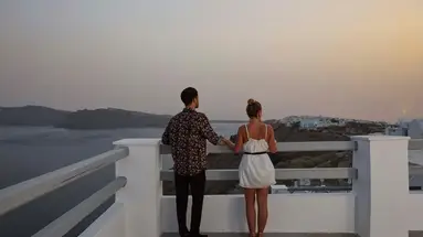 Mr and Mrs White Santorini